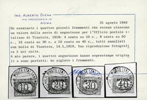 TIENTSIN SEGNATASSE 1918 - ... 