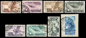 POSTA AEREA 1933 - Marcia su Roma, serie ... 