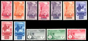 POSTA AEREA 1932/43 - Quattro emissioni del ... 