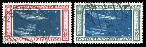 POSTA AEREA 1933 - Crociera di Balbo, serie ... 