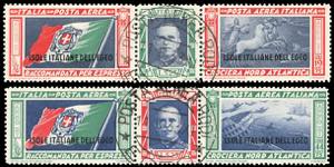 POSTA AEREA 1933 - Trittici Balbo, serie ... 