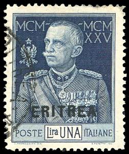 1925 - 1 lire Giubileo, dent. 13 1/2 (100), ... 