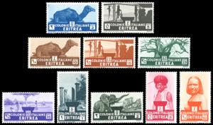 1933 - Soggetti africani, serie completa ... 