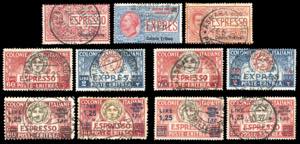 ESPRESSI 1907/37 - Tutti i valori emessi, ... 