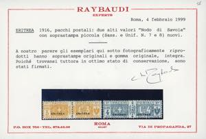 PACCHI POSTALI 1916 - Nodo di ... 