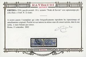 PACCHI POSTALI 1916 - 10 cent. ... 