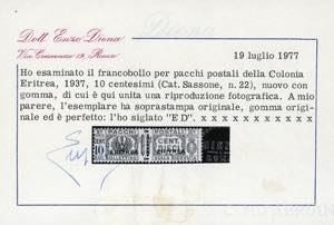 PACCHI POSTALI 1937 - 10 cent. ... 