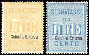 SEGNATASSE 1903 - 50 e 100 lire ... 