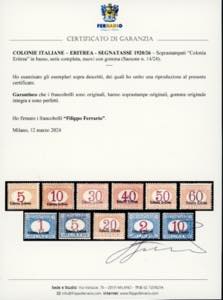 SEGNATASSE 1920/26 - Soprastampati ... 