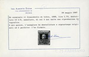 1930 - 1,75 lire bruno Vittorio ... 