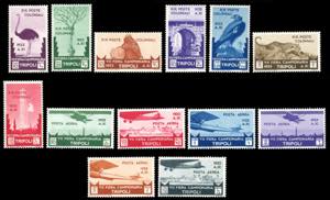 1933 - VII Fiera di Tripoli, serie completa ... 