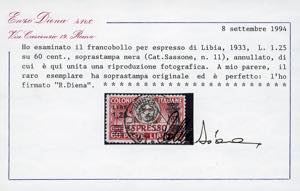 ESPRESSI 1933 - 1,25 lire su 60 ... 