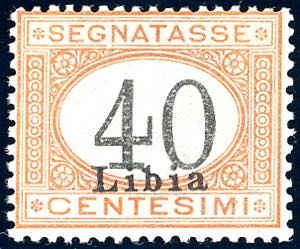 SEGNATASSE 1930 - 40 cent. arancio e nero ... 