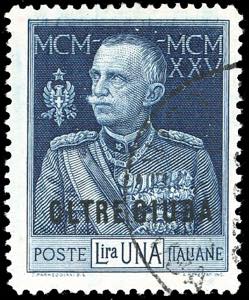 1925 - 1 lira Giubileo, dent. 13 1/2 (22), ... 