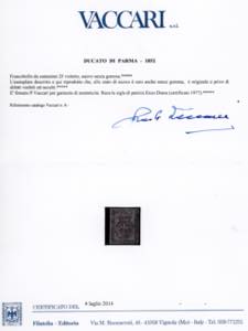 1852 - Prima emissione, serie ... 