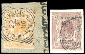 1905 - Soprastampa di Zanzibar, serie ... 