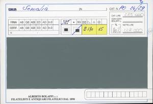 1922 - Soprastampati in moneta ... 