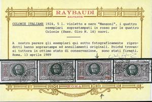 1924 - Manzoni, serie completa ... 