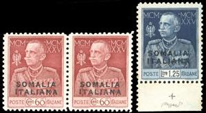 1925/26 - 60 cent., coppia, e 1,25 lire ... 