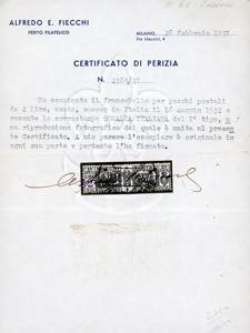 PACCHI POSTALI 1928/41 - Fascio al ... 