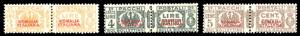 PACCHI POSTALI 1930/37 - Fasci al centro, ... 