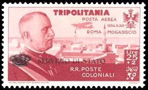 SERVIZIO AEREO 1934 - 25 + 2 lire Coroncina ... 