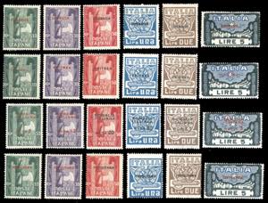 1923 - Marcia su Roma, serie completa, giro ... 