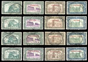 1930 - Milizia, III emissione, giro delle ... 