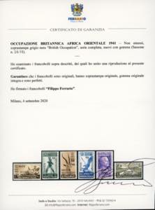 OCCUPAZIONE BRITANNICA AFRICA ... 