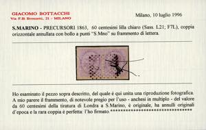 1863 - 60 cent. De La Rue, ... 