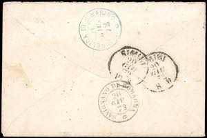 1872 - 20 cent. azzutto, tiratura ... 