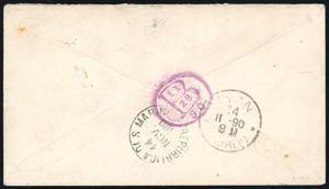1890 - 2 cent. verde, tre ... 