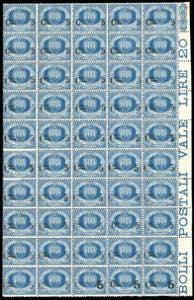 1892 - 5 cent. su 10 cent. soprastampato, ... 