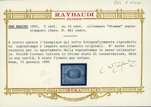 1892 - 5 cent. su 10 cent. ... 