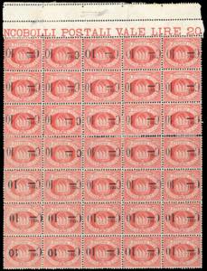 1892 - 10 cent. su 20 cent. soprastampato ... 