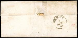 1859 - 20 cent. azzurro scuro, ... 