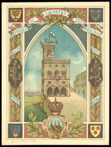 INTERI POSTALI 1894 - 5 lire Palazzo del ... 