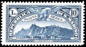 1931 - 10 lire Veduta (10), nuovo, gomma ... 