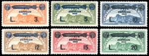 1933 - Zeppelin, serie completa (11/16), ... 