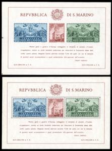 1945 - Palazzo del Governo, foglietto ... 