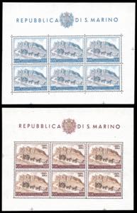 1949/51 - UPU, i quattro foglietti ... 