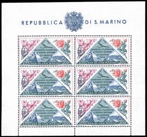 1952 - 200 lire Fiori - Giornata Filatelica, ... 