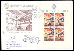 1960/65 - Sette buste FDC con ... 