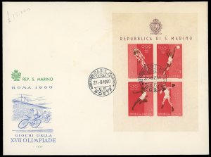 1960/65 - Sette buste FDC con ... 