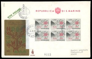 1960/65 - Sette buste FDC con ... 