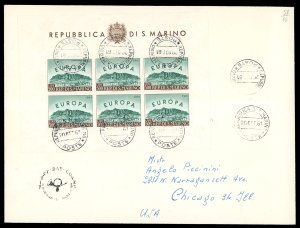 1960/65 - Sette buste FDC con ... 