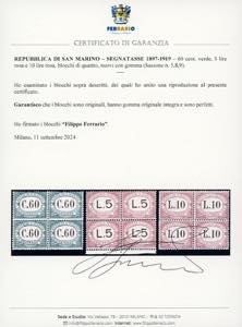 1897/1919 - Prima emissione, serie ... 