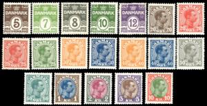 DANIMARCA 1921/28 - Ordinaria, serie ... 