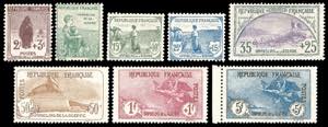 FRANCIA 1917/19 - Orfanelli, serie completa ... 