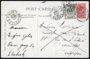 GRAN BRETAGNA/BELGIO 1905 - Redirected with ... 